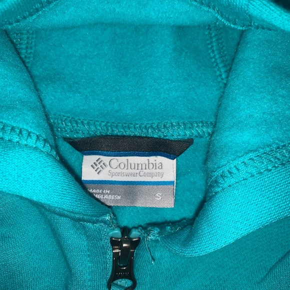 Columbia Girls Sweater Jacket Sz Small Blue - Picture 5 of 5